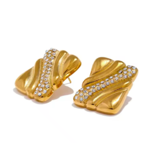 Djalika | Boucles d’oreilles en acier inoxydable